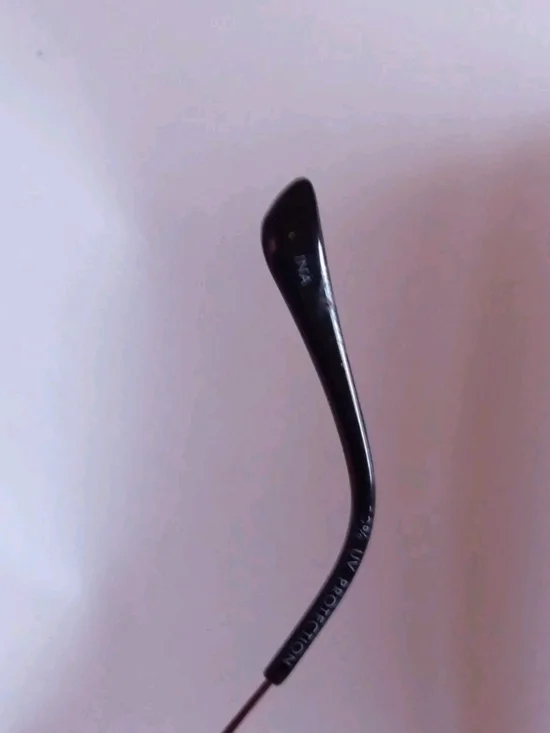 Sleek Cat Eye Metal Frame Sunglasses - Silver with Dark Blue Lenses - Picture 5 of 5